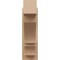 Ekena Millwork 6-in W x 16-in D x 20-in H Balboa Block Rough Cedar Woodgrain TimberThane Outlooker, Primed Tan OUTUR060X16X20BOA44RCPR - alternate 3